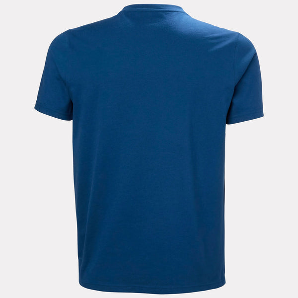 HH LOGO TSHIRT 30, DARK BLUE, XXL