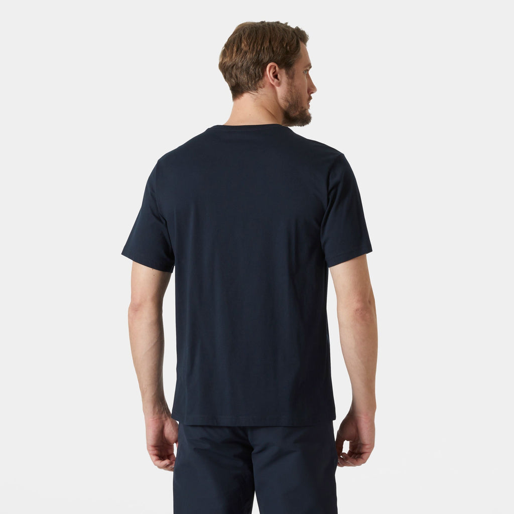 HH LOGO TSHIRT 30, NAVY, S