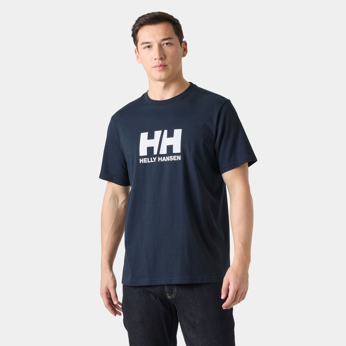 HH LOGO TSHIRT 30, NAVY, XXL