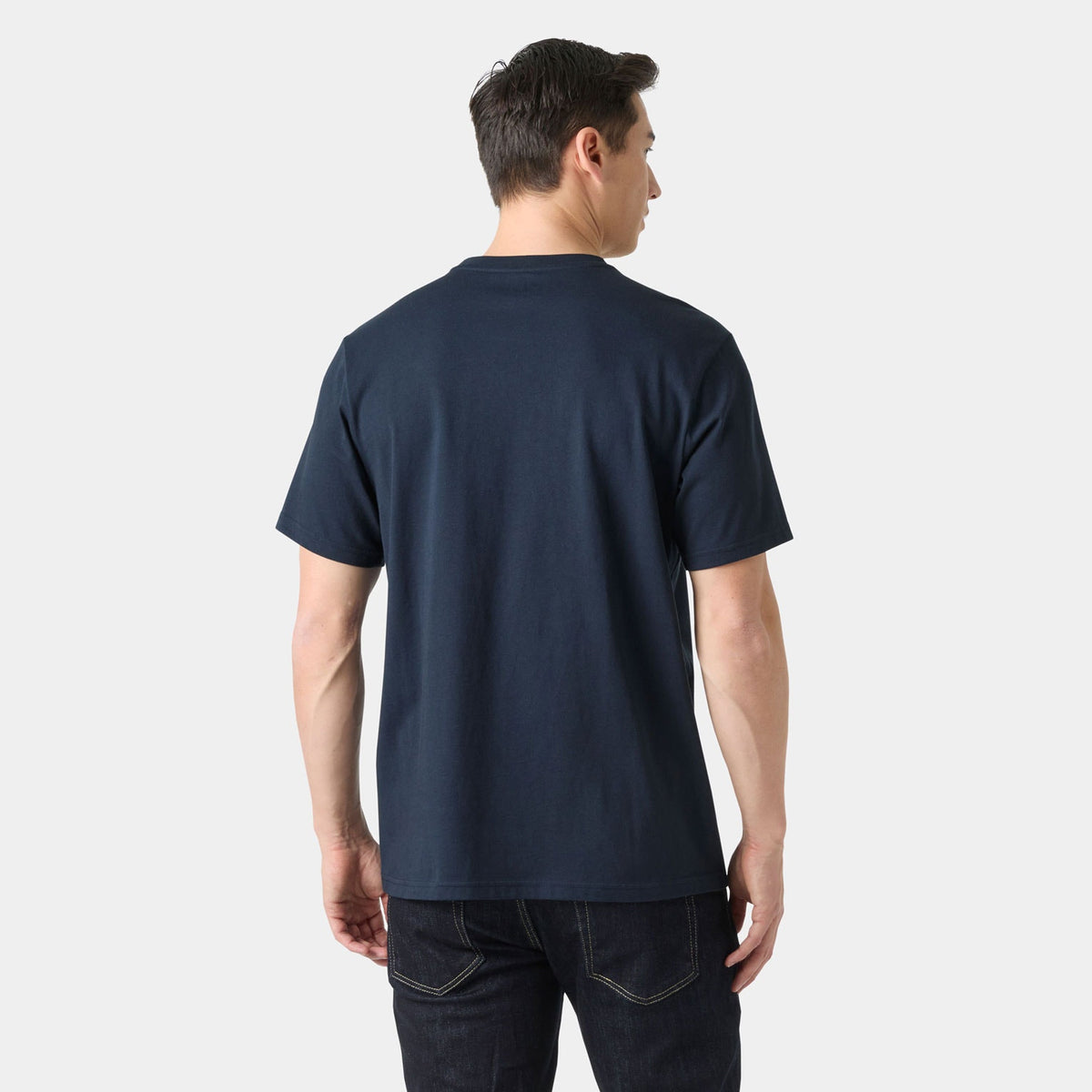 HH LOGO TSHIRT 30, NAVY, XXL