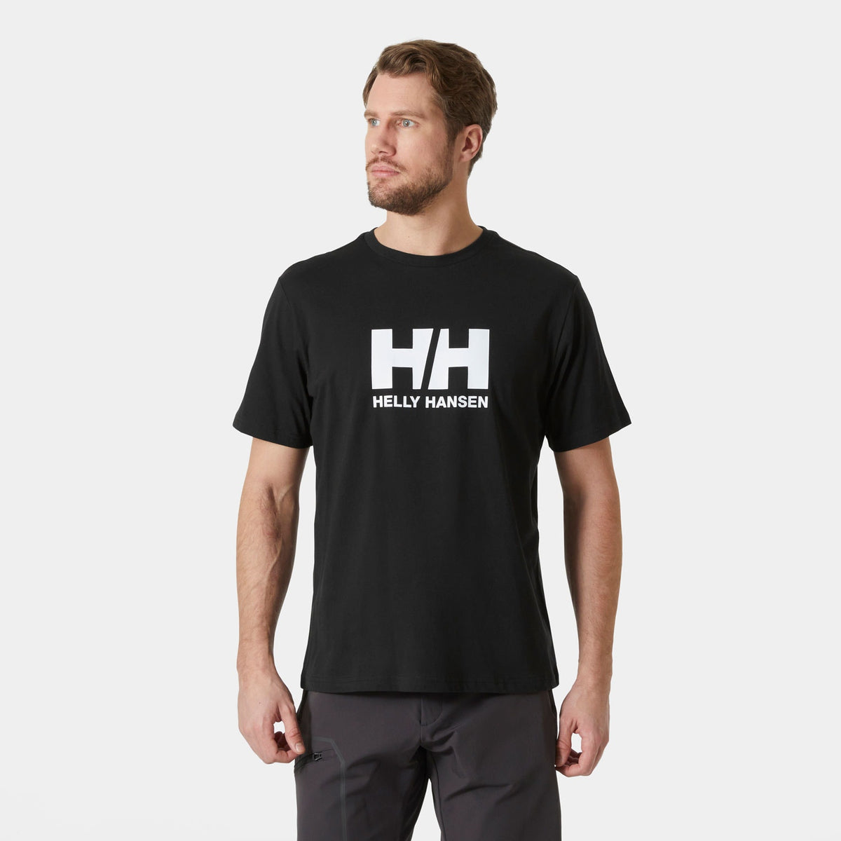 HH LOGO TSHIRT 30, BLACK, XXL