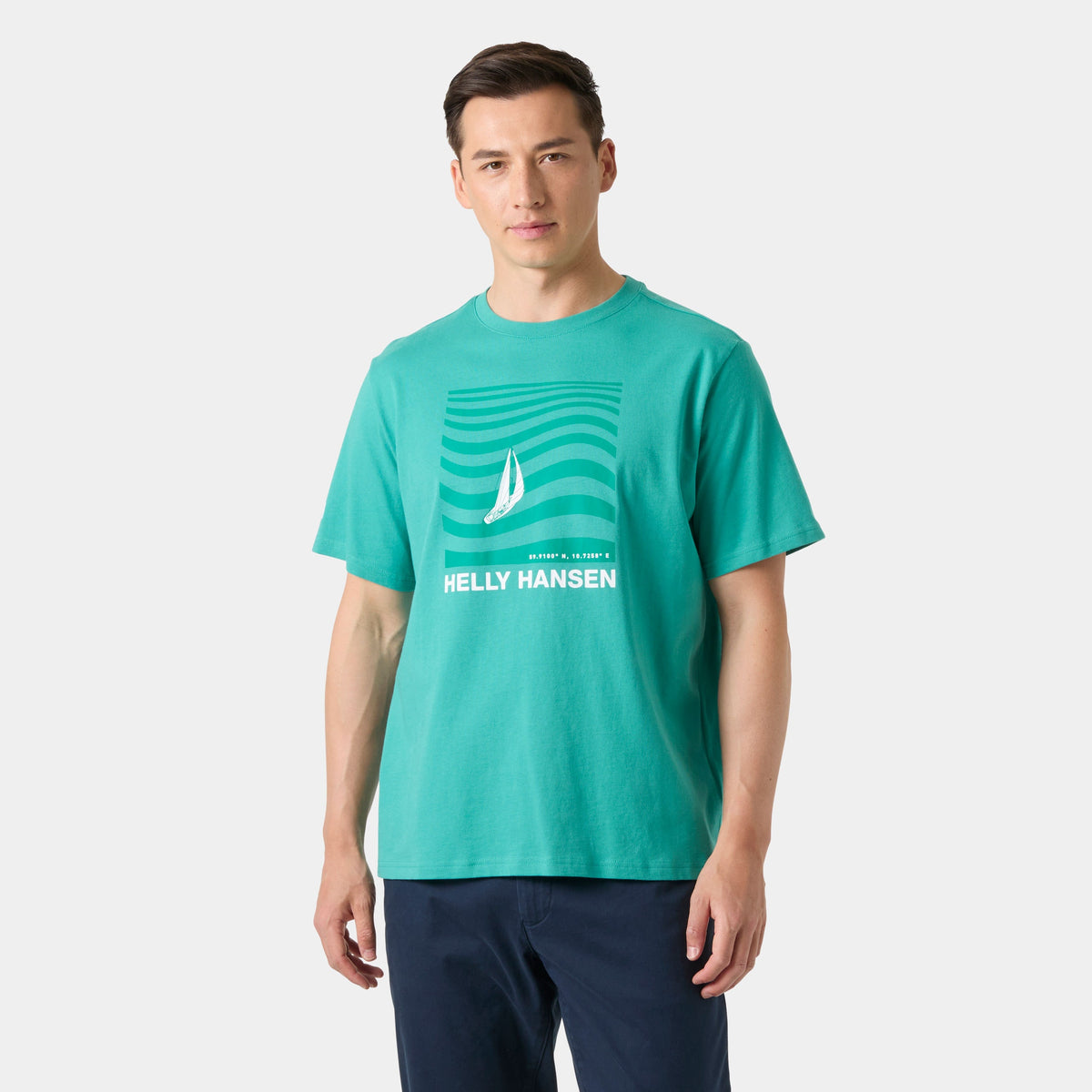 SHORELINE TSHIRT 30, DARK MINT, L