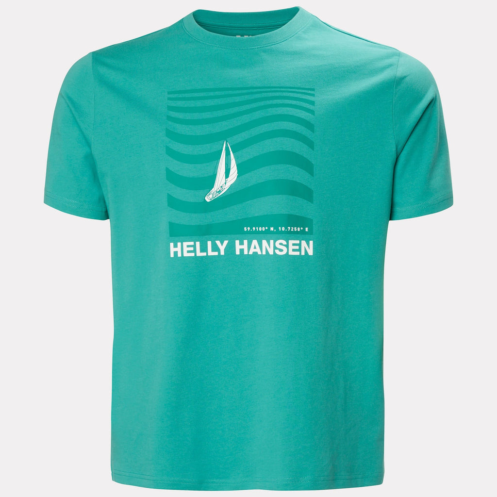 SHORELINE TSHIRT 30, DARK MINT, L