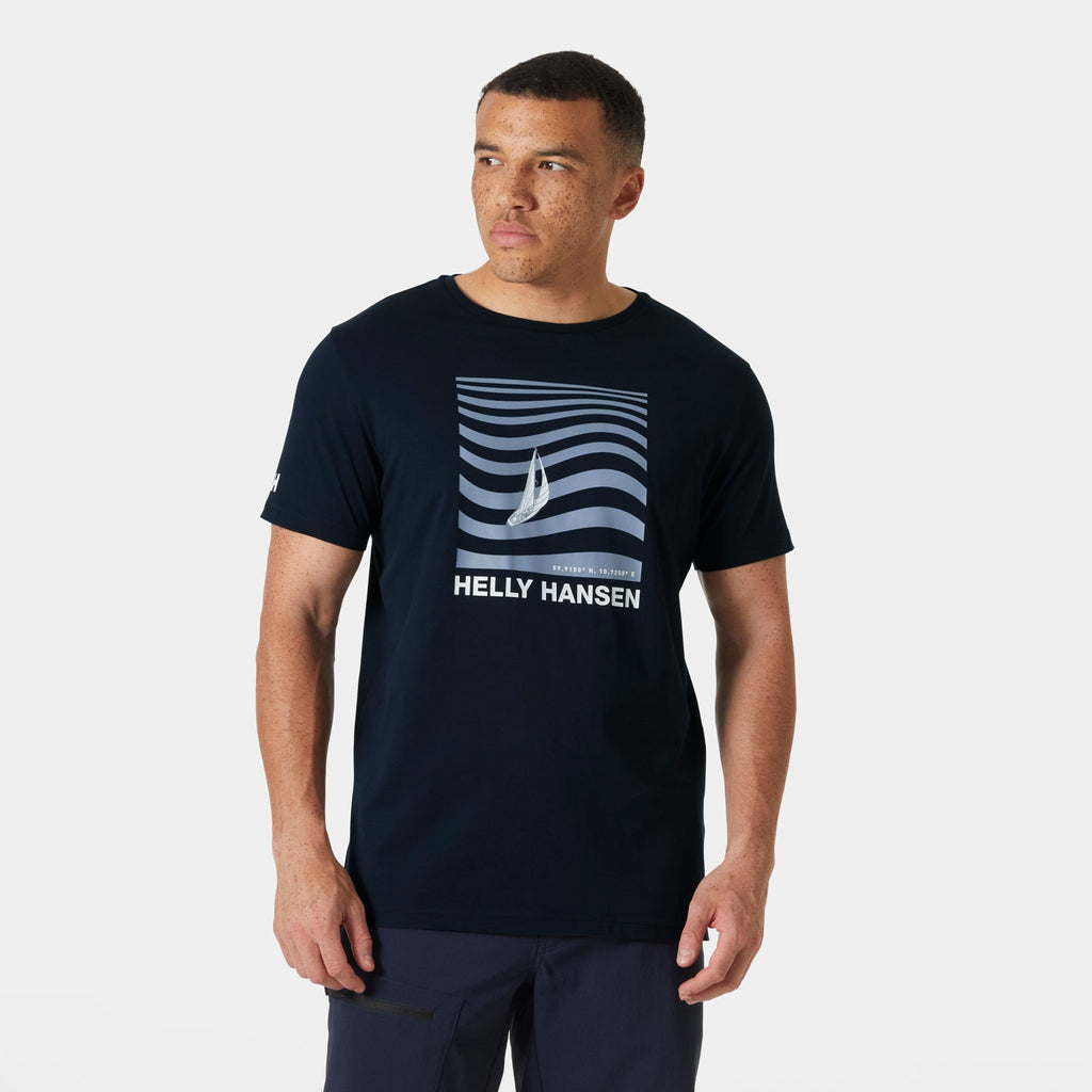 SHORELINE TSHIRT 30, NAVY, L