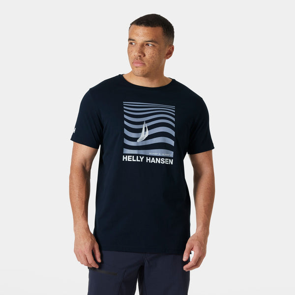 SHORELINE TSHIRT 30, NAVY, L