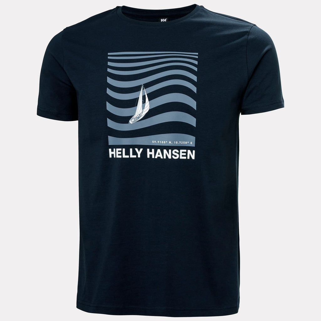SHORELINE TSHIRT 30, NAVY, L