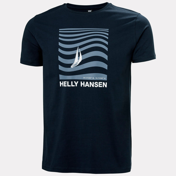 SHORELINE TSHIRT 30, NAVY, L