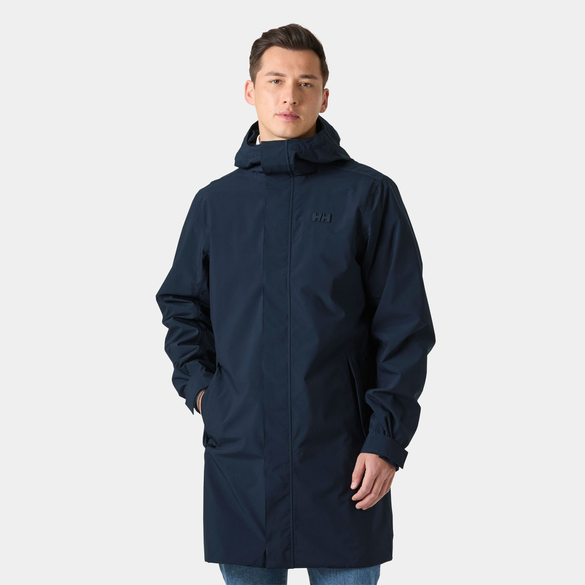 BRUSSEL RAIN COAT, NAVY, XXL Main image