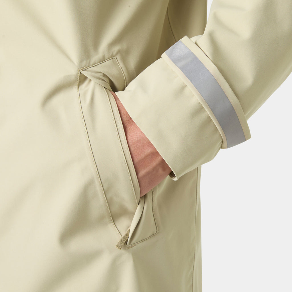 CITY RAIN COAT, KHAKI, XXL