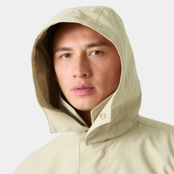 CITY RAIN COAT, KHAKI, XXL