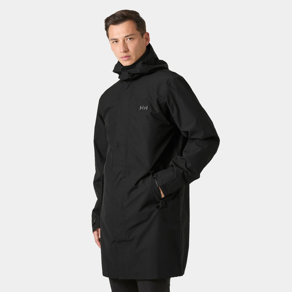 CITY RAIN COAT, BLACK, XXL