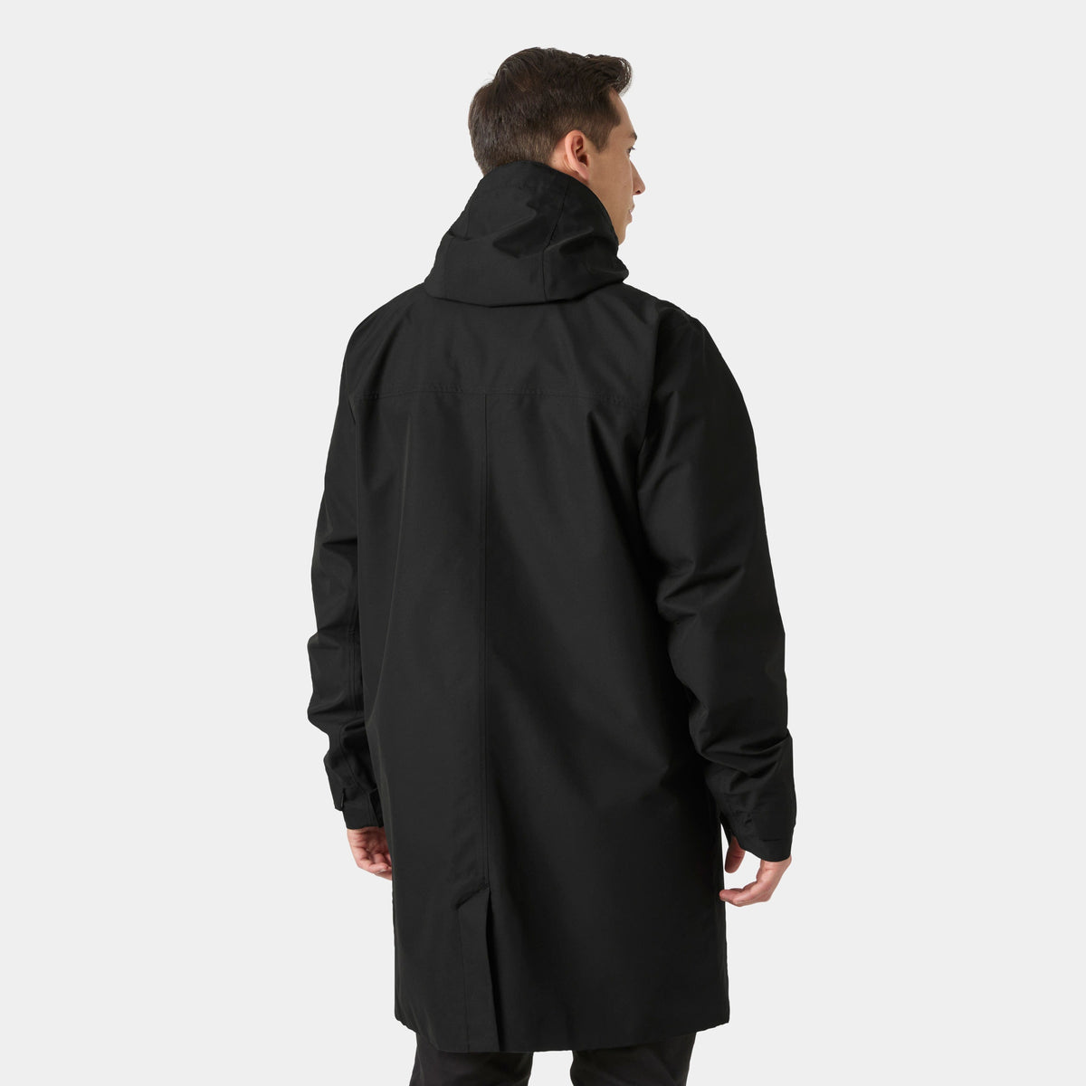 CITY RAIN COAT, BLACK, XXL