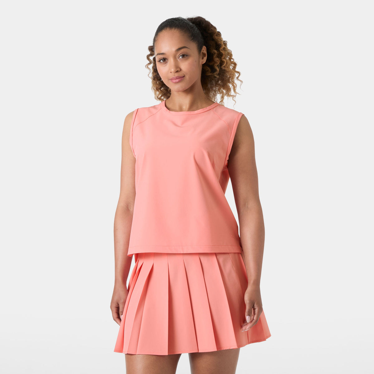 W THALIA TANK TOP, CORAL ALMON, L