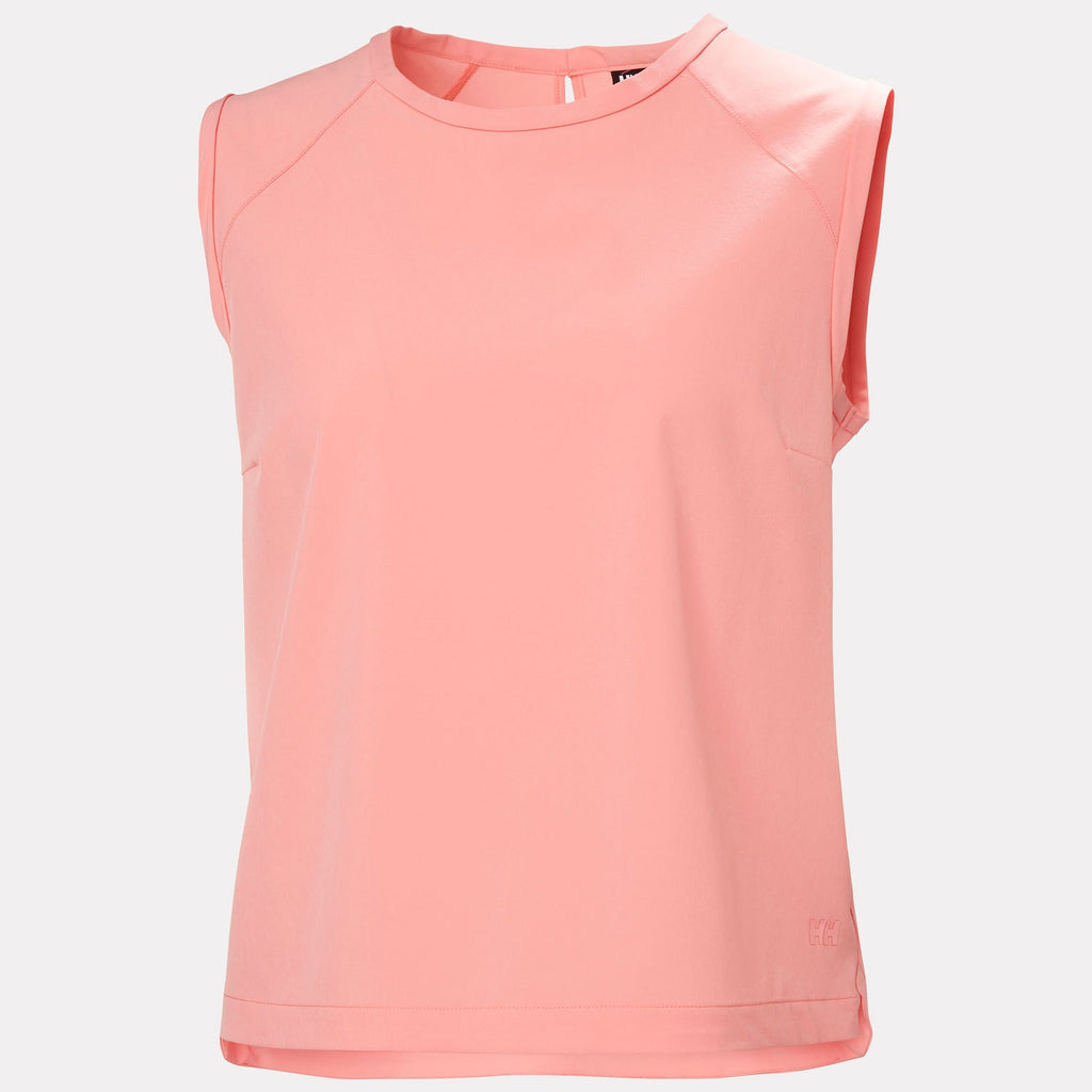W THALIA TANK TOP, CORAL ALMON, L
