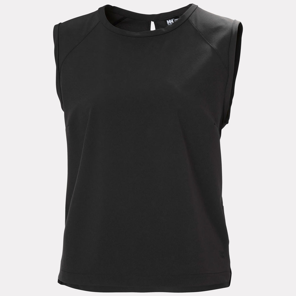 W THALIA TANK TOP, BLACK, M