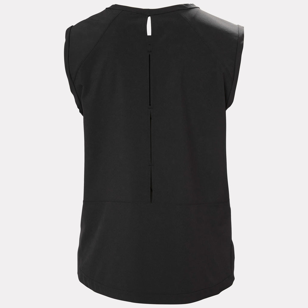 W THALIA TANK TOP, BLACK, M