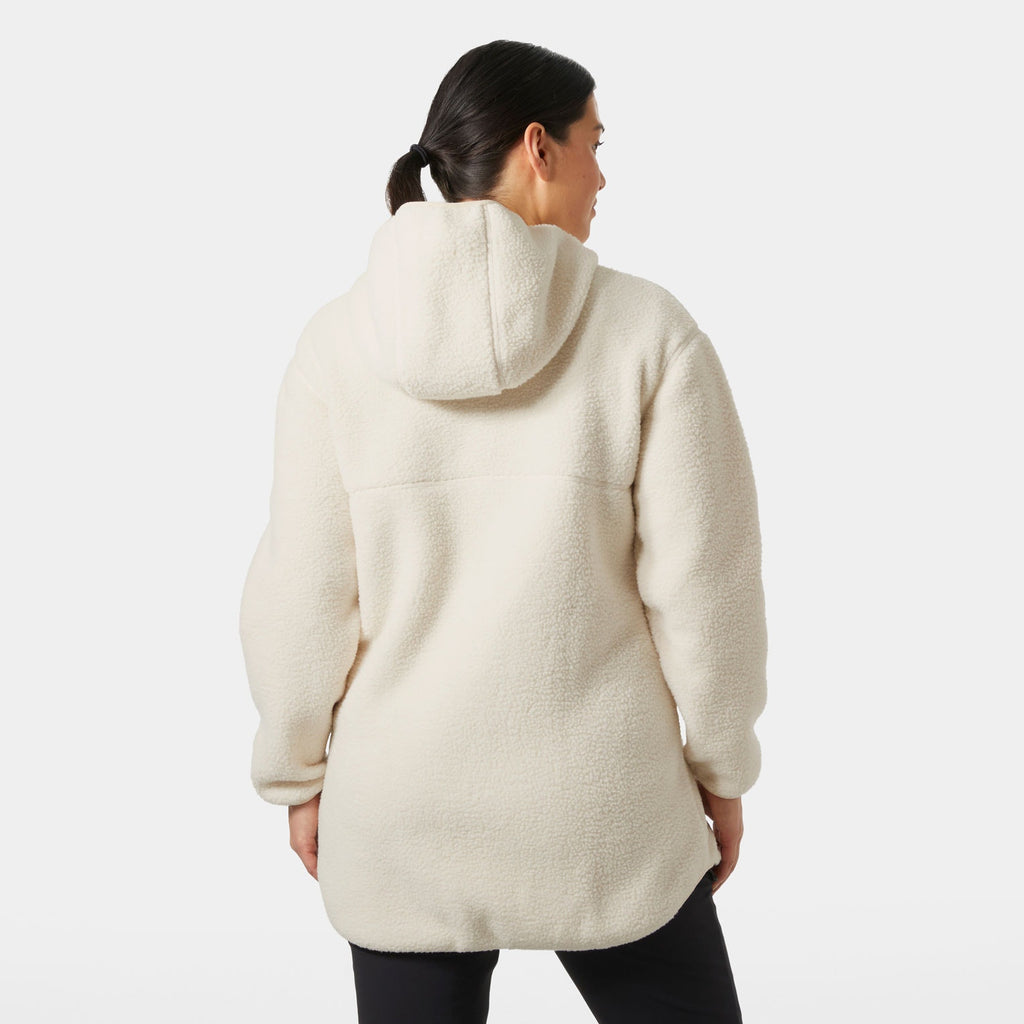 W MAUD PILE JACKET, CREAM, L