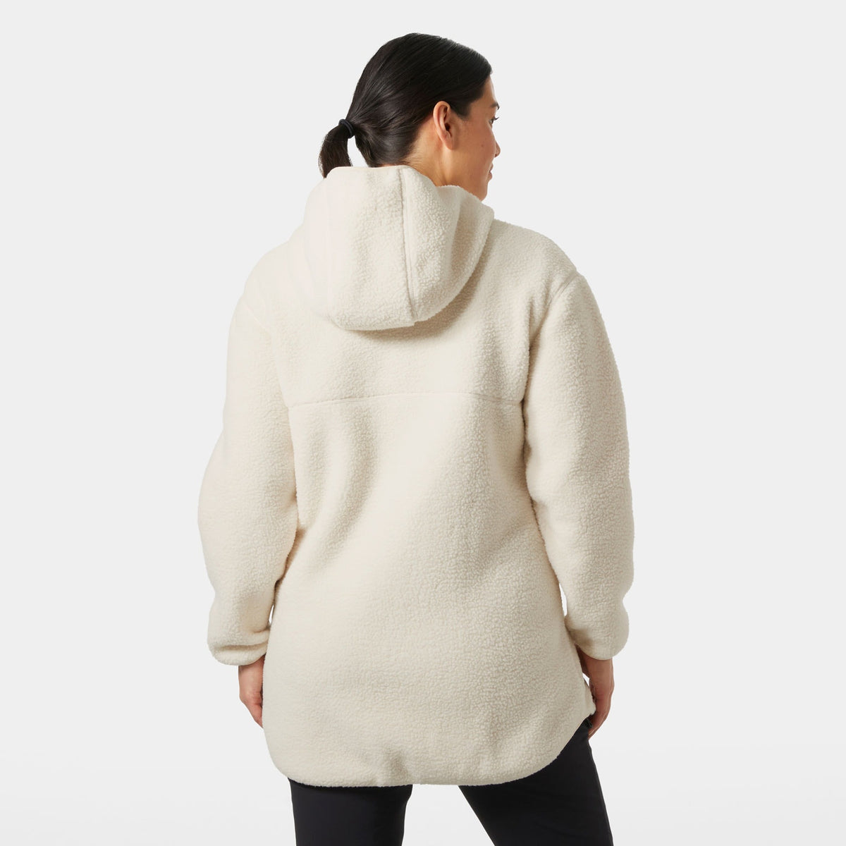 W MAUD PILE JACKET, CREAM, L