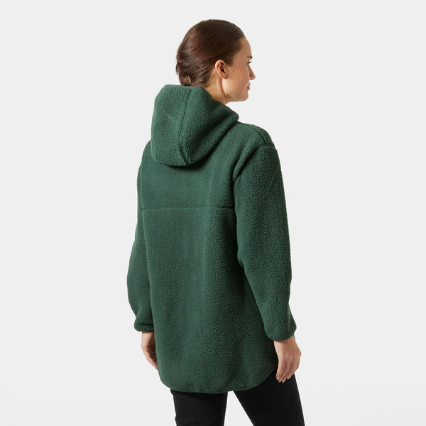 W MAUD PILE JACKET, JUNGLE GREE, L