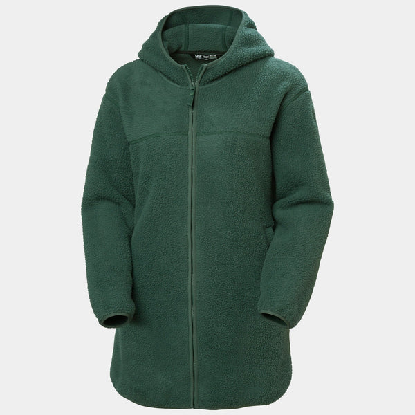 W MAUD PILE JACKET, JUNGLE GREE, L