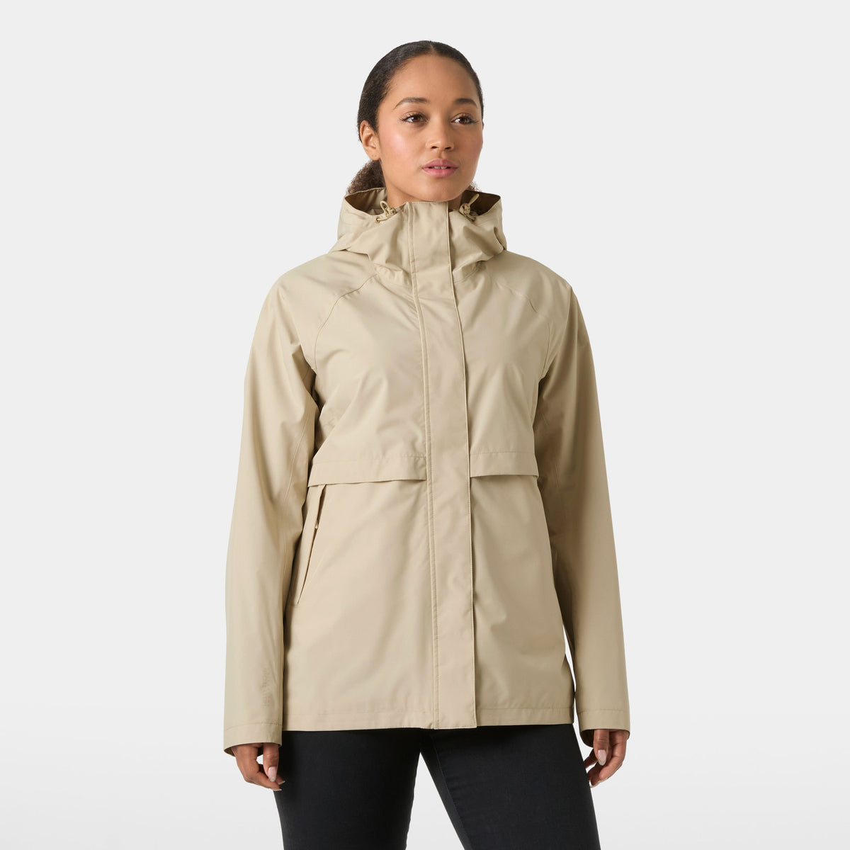 W SIENNA RAIN JACKET, HH KHAKI, L Main image