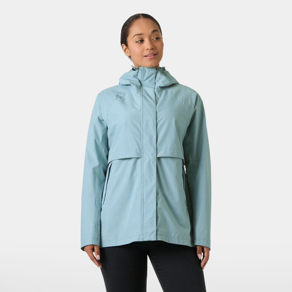 W SIENNA RAIN JACKET, WINDY BLUE, XXL
