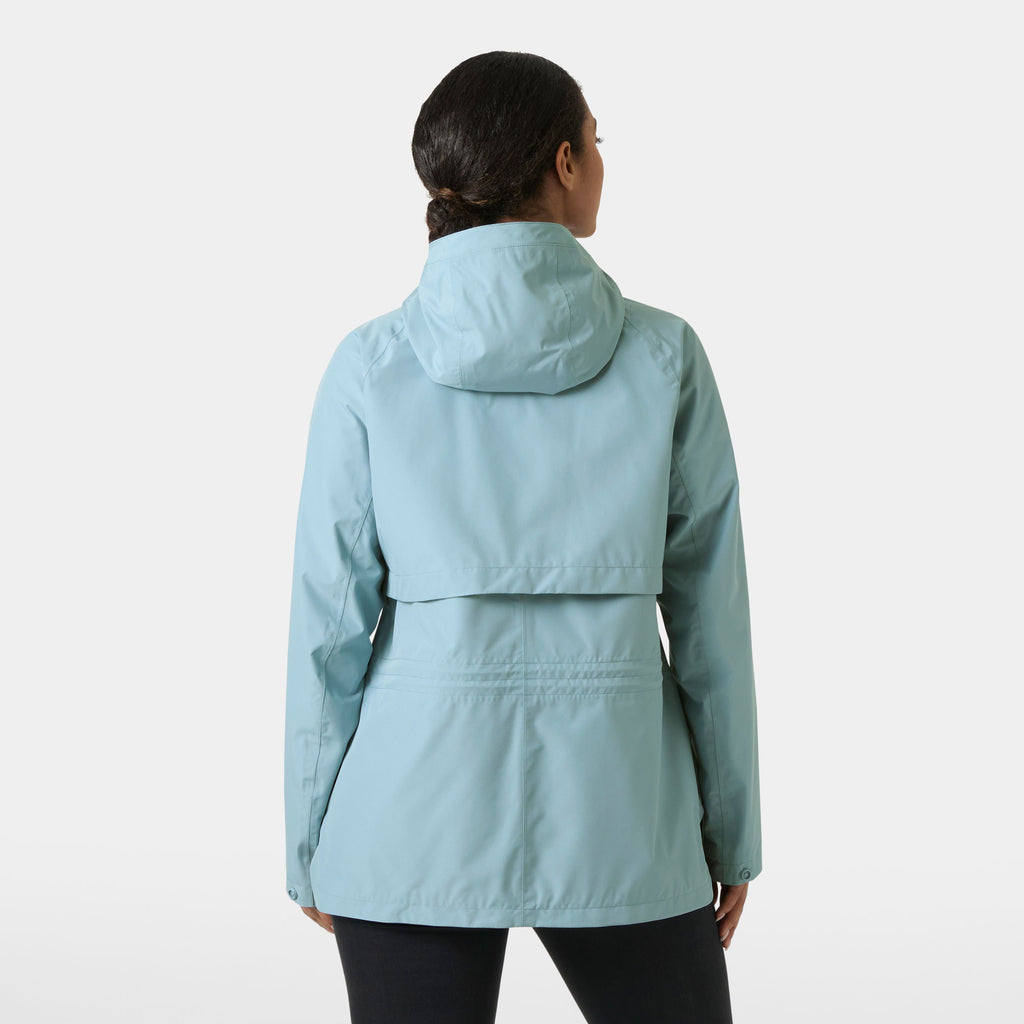 W SIENNA RAIN JACKET, WINDY BLUE, XXL