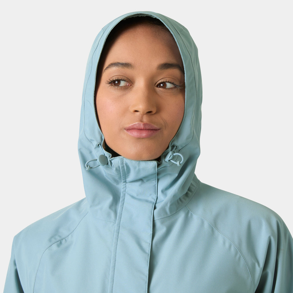 W SIENNA RAIN JACKET, WINDY BLUE, XXL