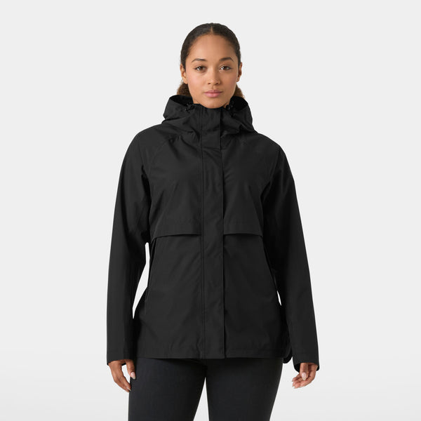 W SIENNA RAIN JACKET, BLACK, XXL