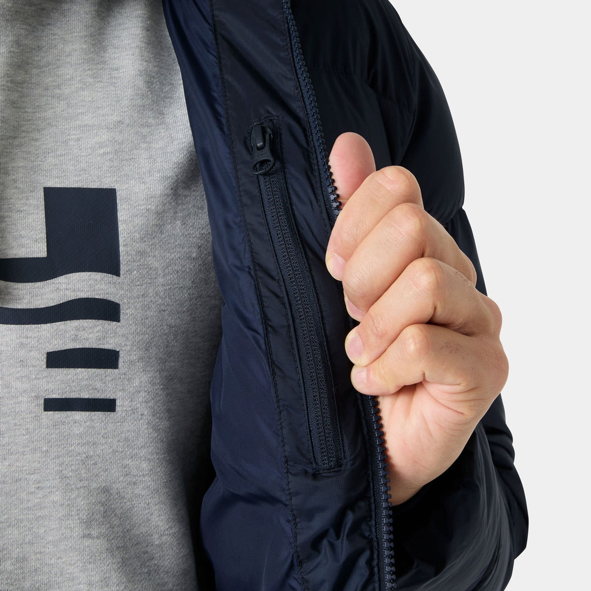 STRIDE PUFFY JACKET, NAVY, XXL
