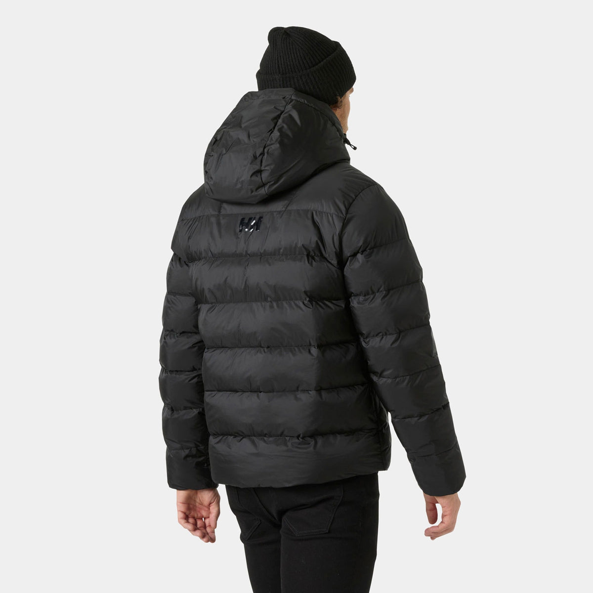 STRIDE PUFFY JACKET, BLACK, XXL