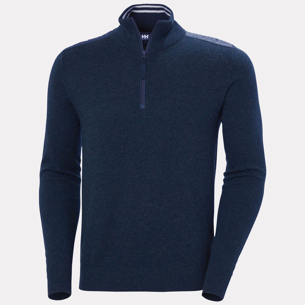 AFTON KNITTED 1/2 ZIP, NAVY, XXL