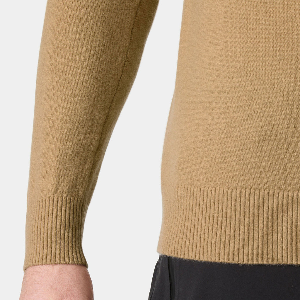 AFTON KNITTED 1/2 ZIP, ELMWOOD, XXL
