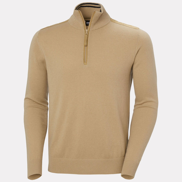 AFTON KNITTED 1/2 ZIP, ELMWOOD, XXL