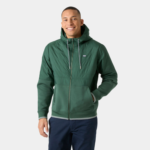KOSTER HYBRID FZ HOODIE, JUNGLE GREE, XL