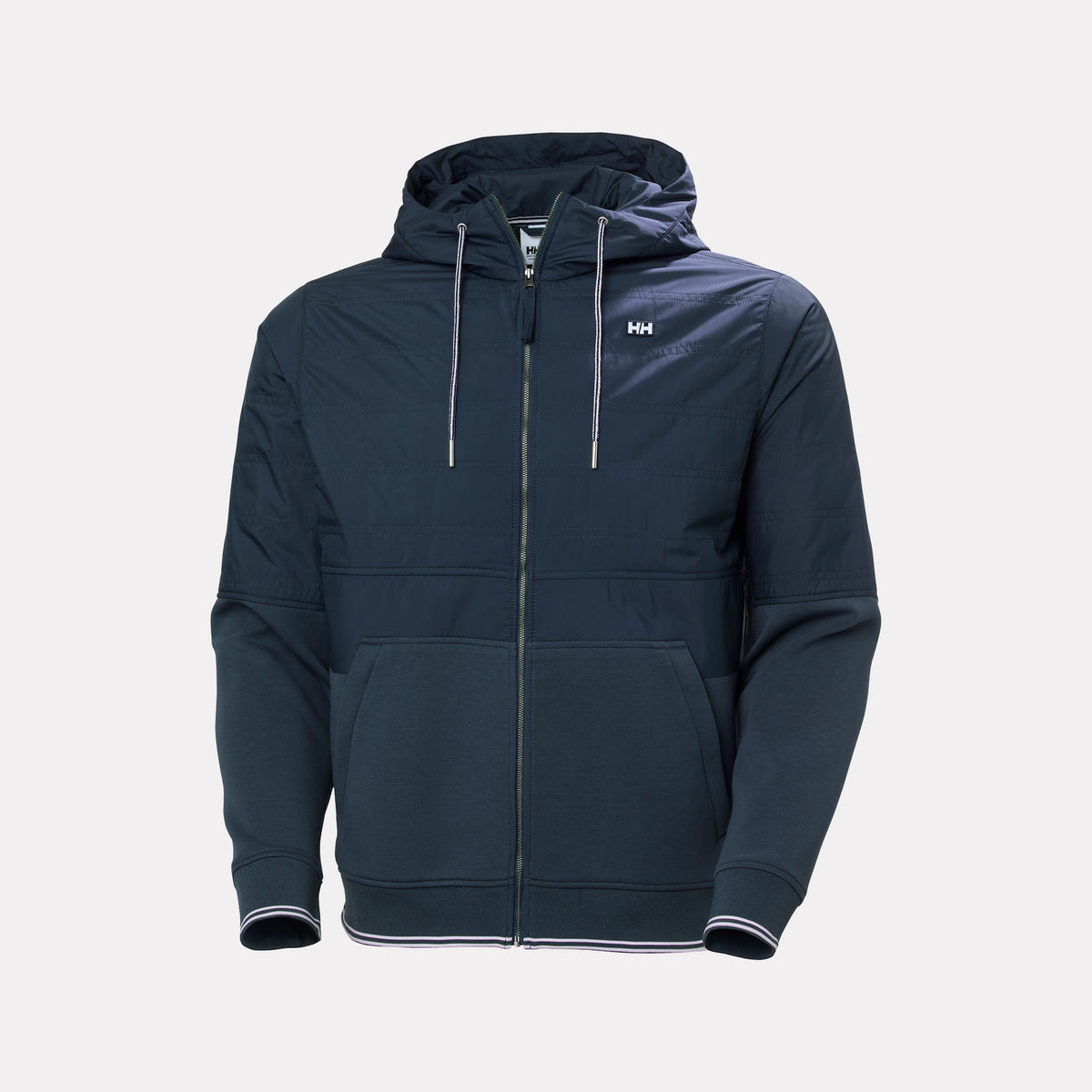 KOSTER HYBRID FZ HOODIE, NAVY, S