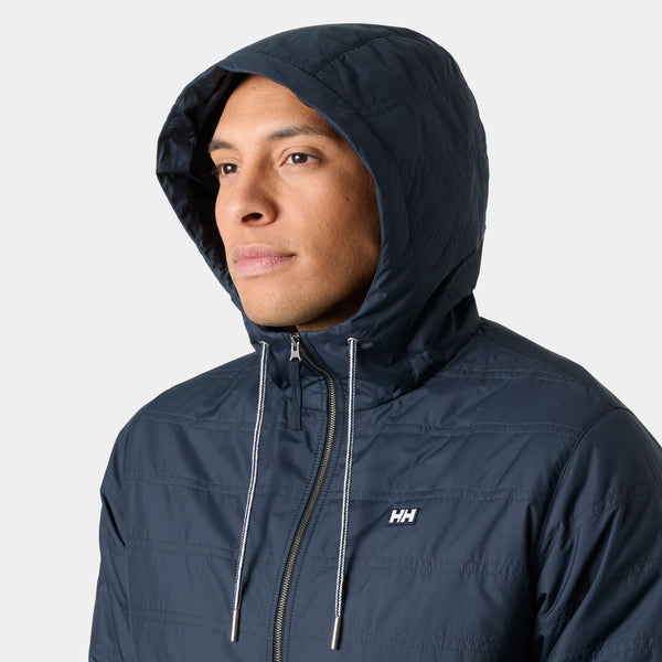 KOSTER HYBRID FZ HOODIE, NAVY STRIPE, XXL