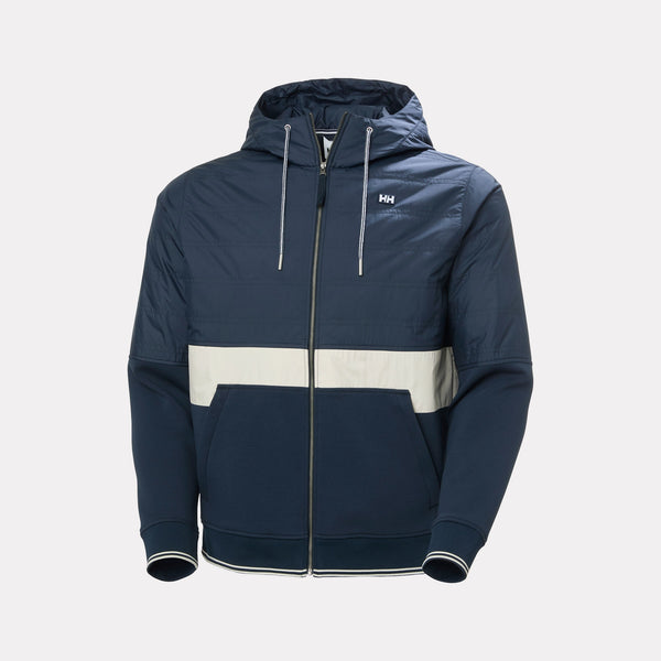 KOSTER HYBRID FZ HOODIE, NAVY STRIPE, XXL