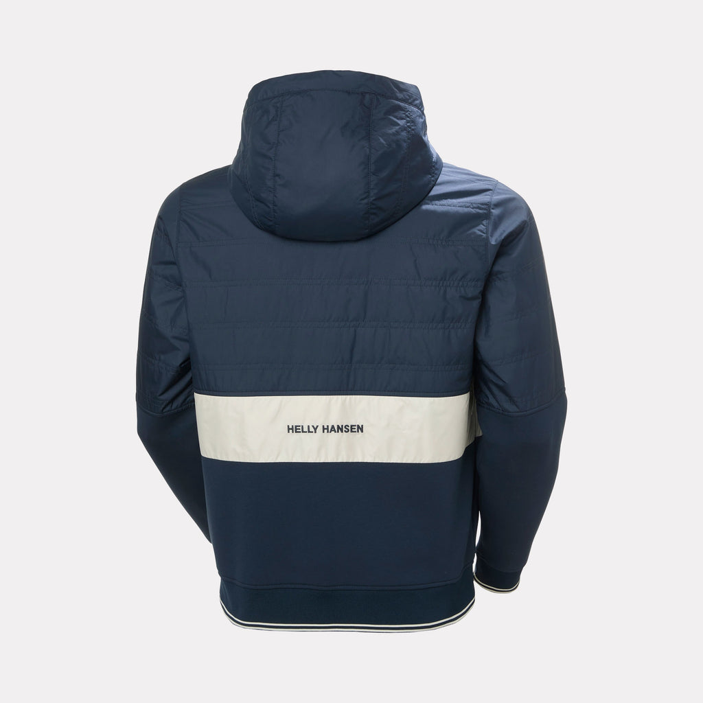 KOSTER HYBRID FZ HOODIE, NAVY STRIPE, XXL