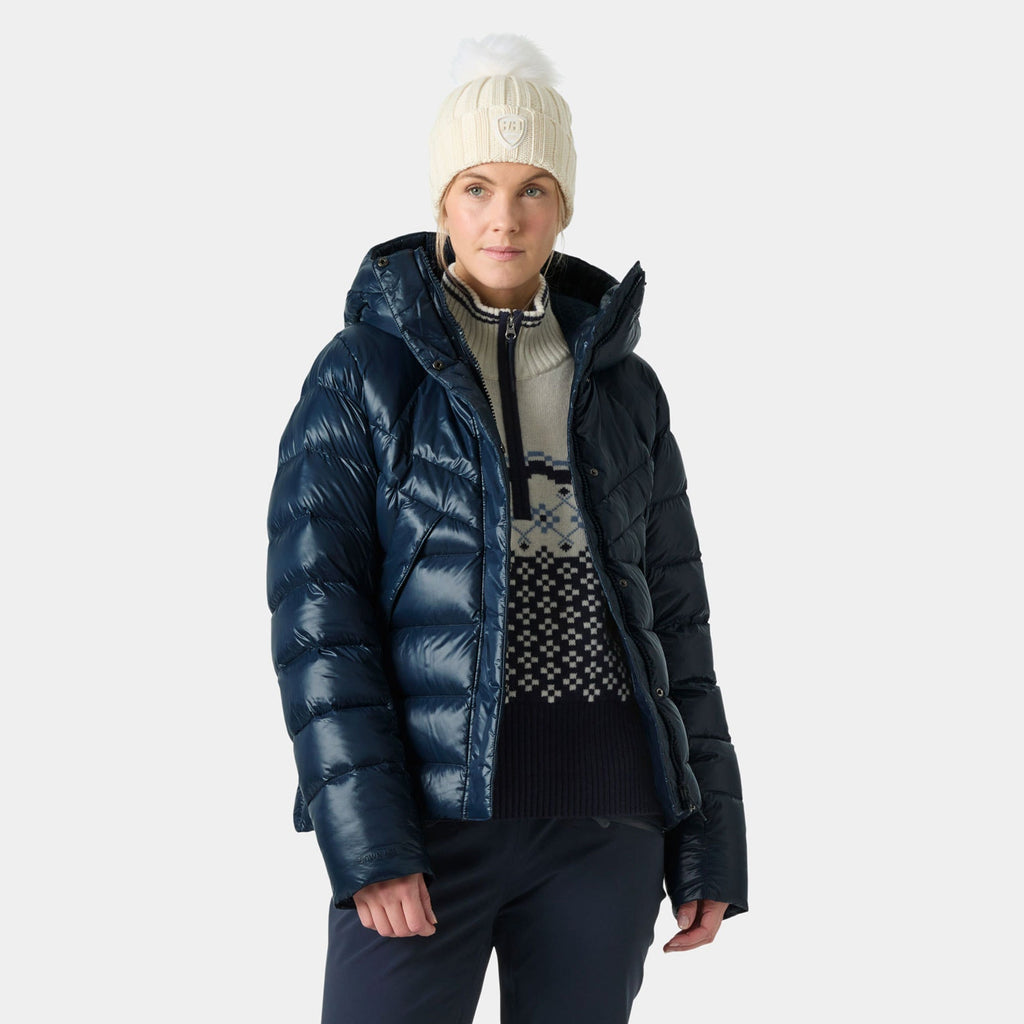 W WINTER BLISS DOWN JACKET, NAVY, L