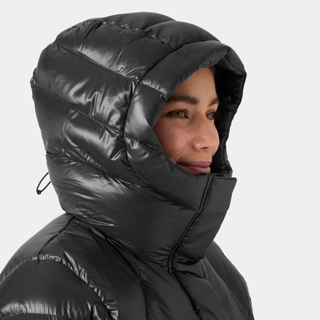 W WINTER BLISS DOWN JACKET, BLACK, L