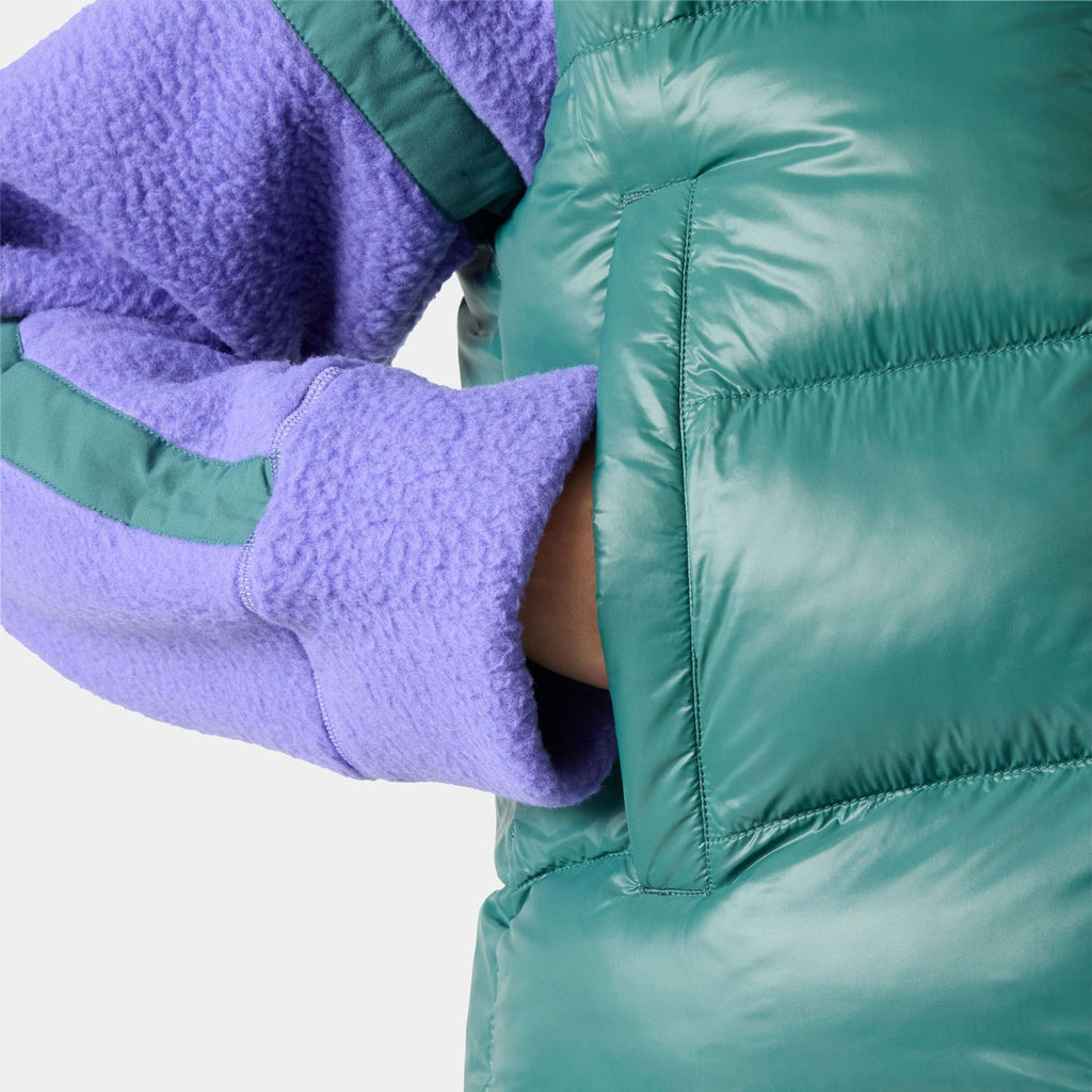 W JADE VEST, OPAL GREEN, L
