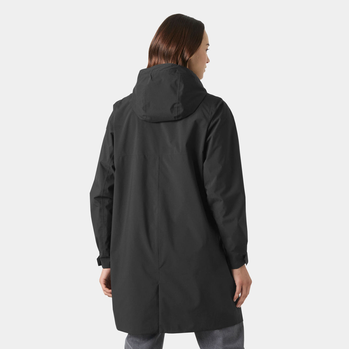 W VELORA RAINCOAT, BLACK, L