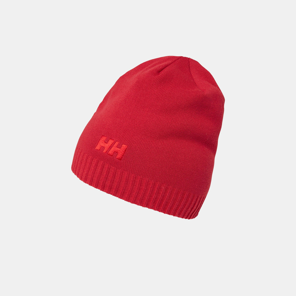 BRAND BEANIE, RED, STD