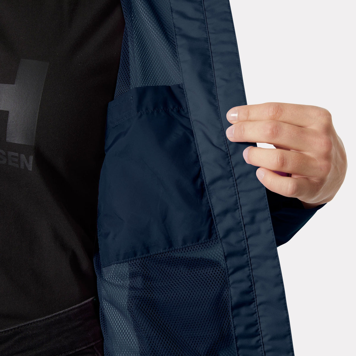 W SEVEN J JACKET, NAVY, XXL