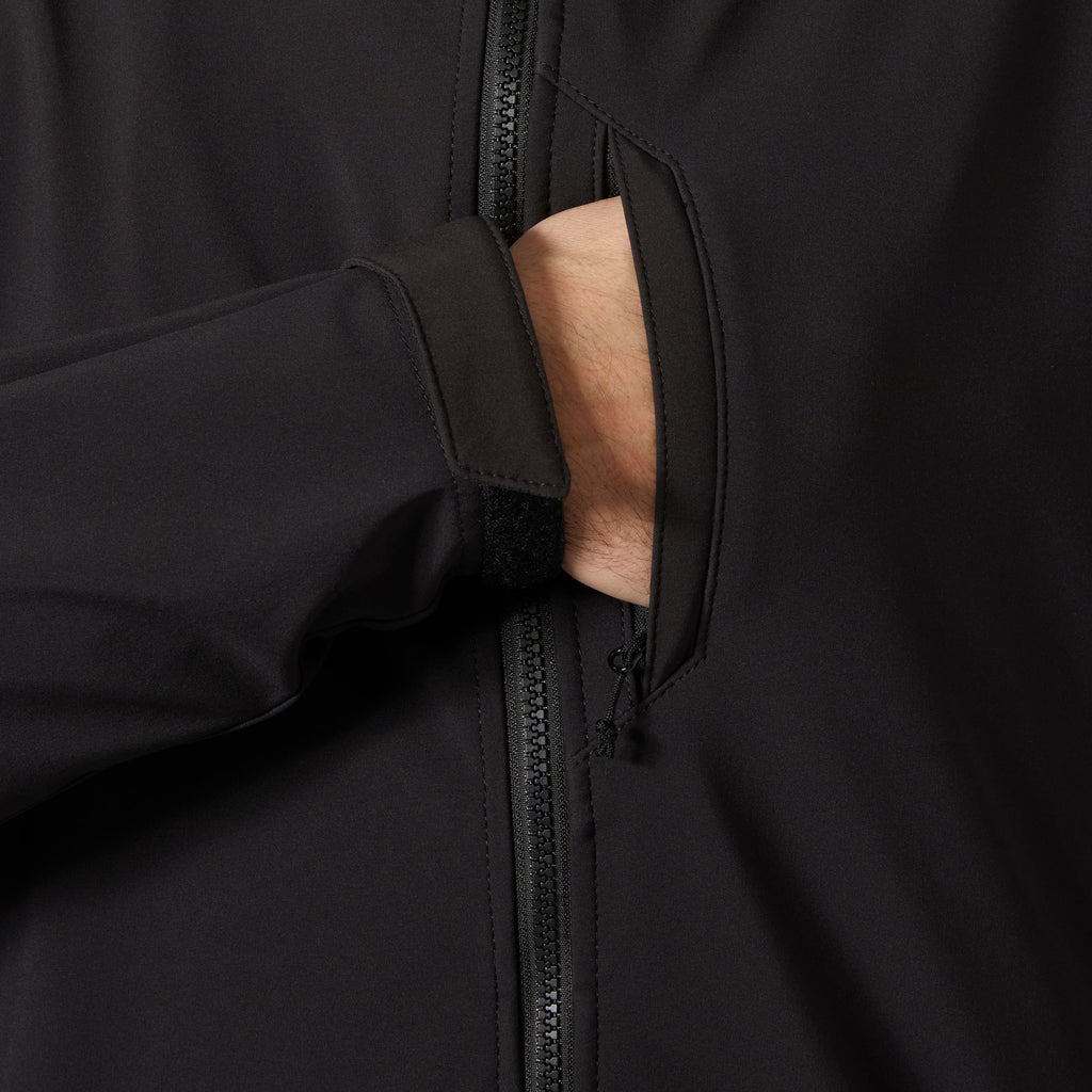 PARAMOUNT SOFTSHELL JACKET, BLACK, XXL