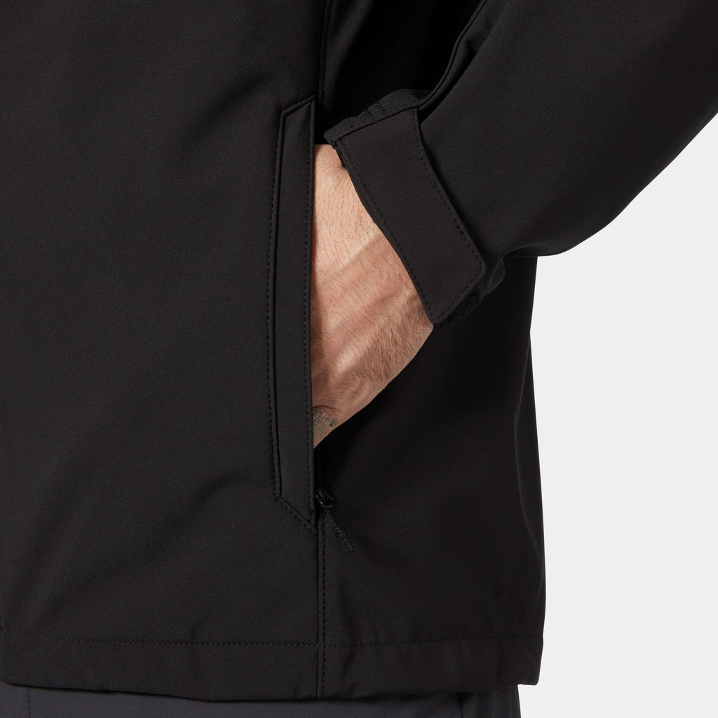 PARAMOUNT SOFTSHELL JACKET, BLACK, XXL