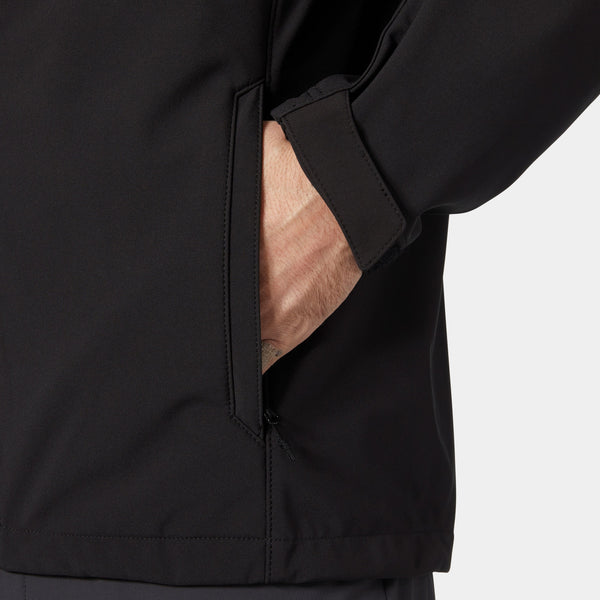 PARAMOUNT SOFTSHELL JACKET, BLACK, XXL