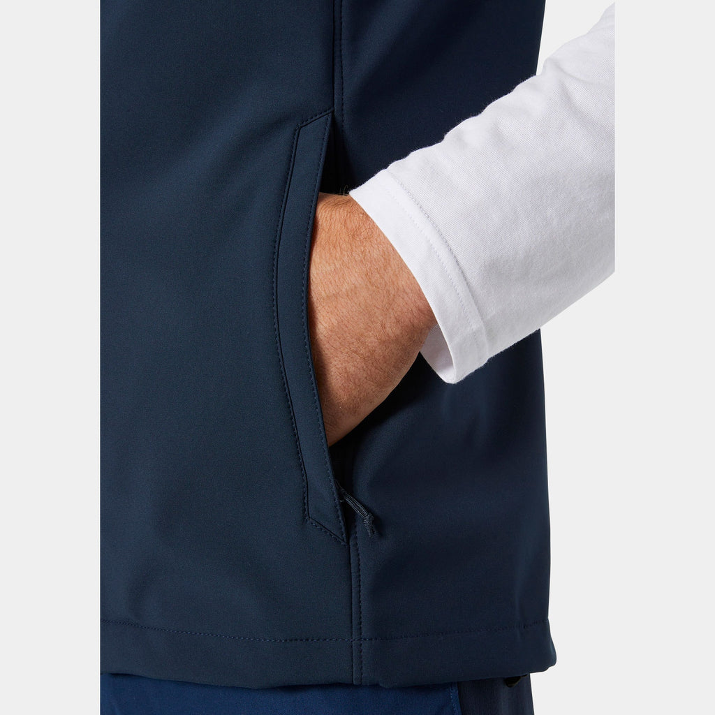 PARAMOUNT SOFTSHELL VEST, NAVY, XXL