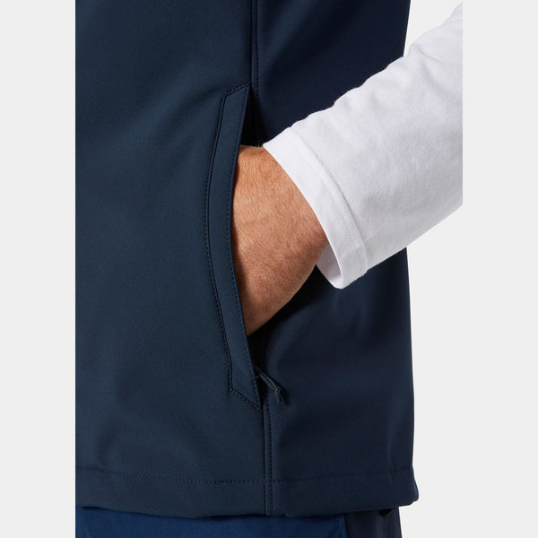 PARAMOUNT SOFTSHELL VEST, NAVY, XXL